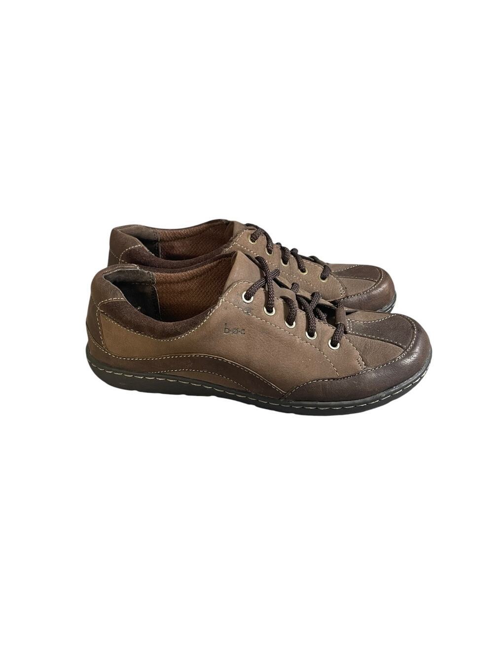 BOC Born Concept Women’s Brown Leather Lace Oxford Shoes Size-8M